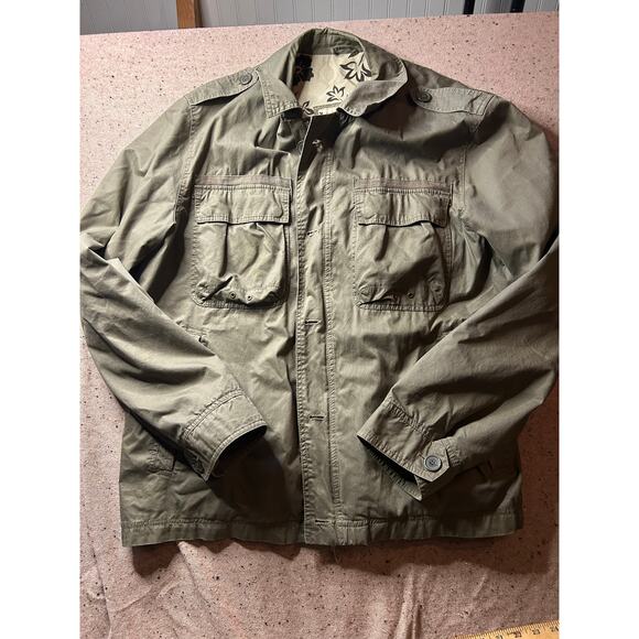 Angelo Litrico Military Style Jacket Green XXL - Picture 1 of 10